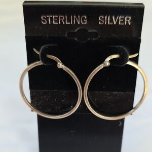 Sterling Silver Hoop Earrings